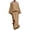 Khaki, variant on Dresses for Women Maxi Dresses Flowy Two-Piece Set with Ruffle Hem for Summer