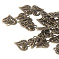 thumbnail image 3 of 50x Corazón Antiguo Encantos DIY Resultados De La Joyería Cuentas Colgantes Bronce Sunnimix Pendientes de corazón, 3 of 8