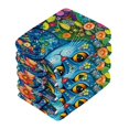 thumbnail image 4 of BZSMCE Towel Cotton Face Towel Soft Hand Towels Fashion Floral Cat Dream Pattern, 4 of 9