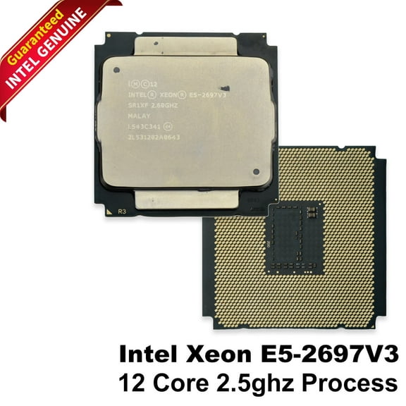 Pre-Owned Intel Xeon E5-2680 V3 CPU Processor 12 Core 2.50GHz 30MB L3 Cache 120W SR1XP