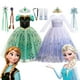 thumbnail image 2 of Disney-vestido de princesa Elsa y Anna para niñas, traje de baile de malla con lentejuelas blancas, ropa de carnaval, disfraz de reina de las nieves y Frozen Fivean unisex, 2 of 2