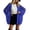 Blue, variant on Women's Cardigan Oversized Summer Long Sleeve Open Front Lightweight Jacket Flowy See Through Sheer Cardigans