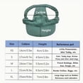 thumbnail image 2 of Dog Cat Baseball Cap with Ear Holes, Breathable Outdoor Sports Sun Hat, Adjustable Summer Visor for Walking Hiking Beach All Breeds Khaki M, 2 of 8