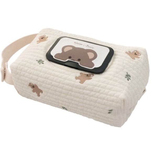 Cartoon Animal Flip Cover Wet Wipes Case Car Hanging Tissue Storage Box Removable Napkin Storage Hanging Wipes Box