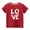 A-Red, variant on Ecqkame Boy Girl Love Heart Print T-Shirt Valentine'S Day Casual Top for Kid Short Sleeve Crew Neck Clothes A-Yellow 7-8 Years