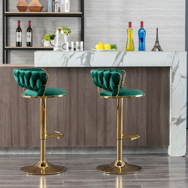 Bar stools with gold accents deals