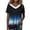 #097-Multicolor, variant on Craaazy Women Short Sleeve V Neck Tops Floral Print Casual Loose Fit Blouses for Summer Gift