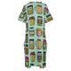 thumbnail image 5 of Vestido holgado con bolsillos y diseño de tarro de pepinillos. Vestido de noche para mujer. Vestidos de verano para cumpleaños., 5 of 7