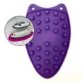 thumbnail image 2 of The Quilted Bear Silicone Mini Iron Rest - Purple, 2 of 4