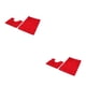 thumbnail image 3 of Cateissary Alfombra de chenilla de poliéster con textura y fuerte absorción de agua para baño y dormitorio alfombra roja 50*80 + 50*50 Rojo 50*80+50*50 2Conjunto, 3 of 6