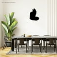 thumbnail image 3 of Maine Coon Cat Breed Silhouette - Beautiful Solid Steel Home Decor Decorative Accent Metal Art Wall Sign, 3 of 6