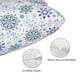 thumbnail image 3 of Balery Retro ice blue snowflakes Funda de Cojín Estampada, Regalos para Mujeres, Regalos de Amor para Ella, Regalos para Novia o Esposa, Funda de Almohada-14"x20", 3 of 6