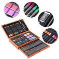 thumbnail image 3 of 140Pcs Mega Wood Box Art Drawing Set Children Crayons Painting Color Pencil Oil Painting Sticks Art Supply Gift, 3 of 8