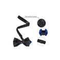thumbnail image 3 of CORBATA DE PICO PREATADA PARA HOMBRES DE COLOR SÓLIDO INSPIRADA, PARA BODAS Y FIESTAS, TUXEDO, AZUL REAL, TALLA ÚNICA, 3 of 5