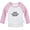 Long Pink Raglan T-shirt, variant on Make Herstory Funny T shirt For Baby, Newborn Babies T-shirts, Infant Tops, 0-24M Kids Graphic Tees Clothing (Long Black Raglan T-shirt, 0-6 Months)