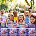 thumbnail image 4 of Nuevo fondo de cumpleaños de Disney Inside Out 2, globos, kit de suministros de decoración para fiestas Inside Out, vasos de papel, platos, servilletas, juego de decoración para niños, 4 of 5