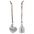 thumbnail image 1 of 2 Pcs Pot à Vin Portable Petite Hanche Flacon Lanière Flacon en Acier Inoxydable, 1 of 9