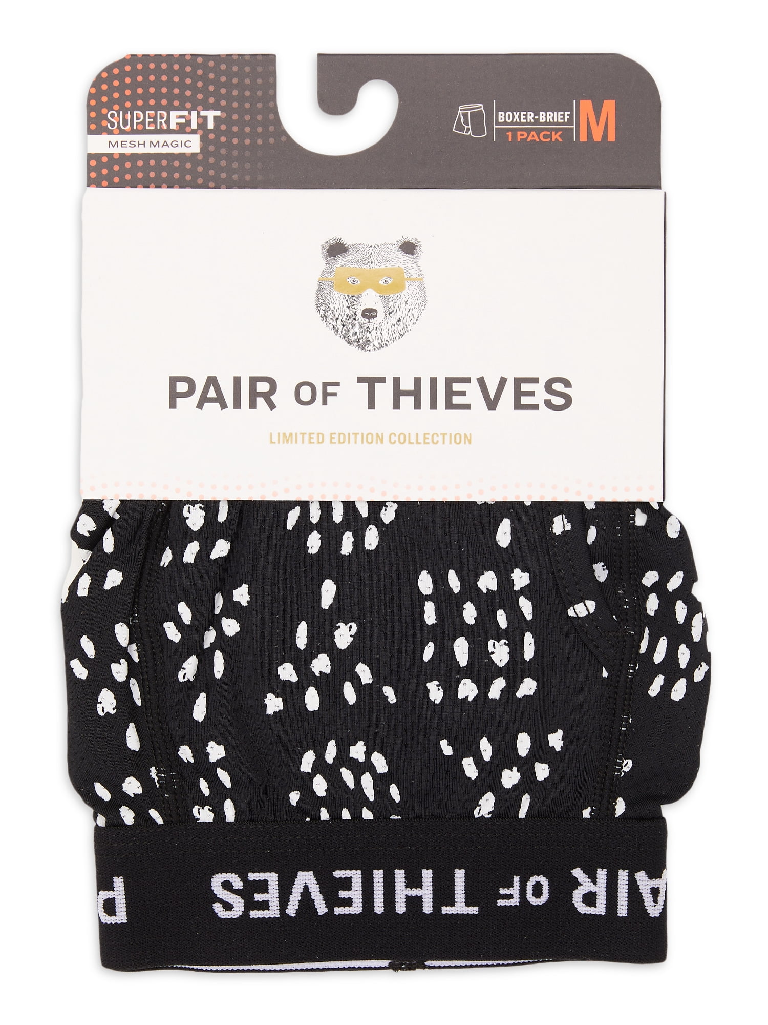 Pair of Thieves Men’s SuperFit Boxer Briefs, 1-Pack, Sizes S-3XL