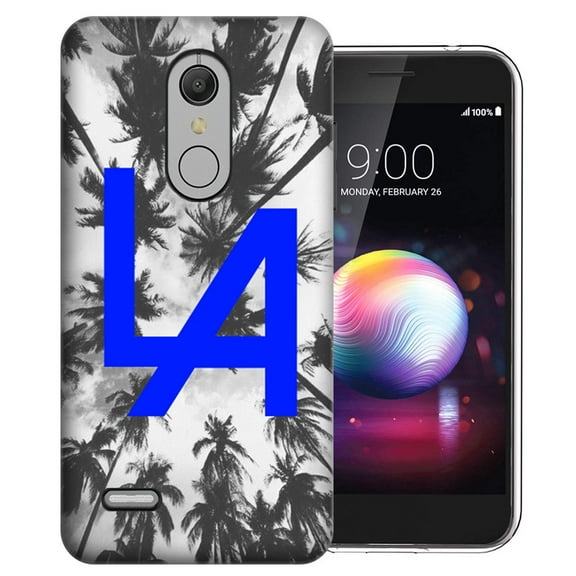 MUNDAZE LG K40 X420 Blue LA Design Phone Case Cover