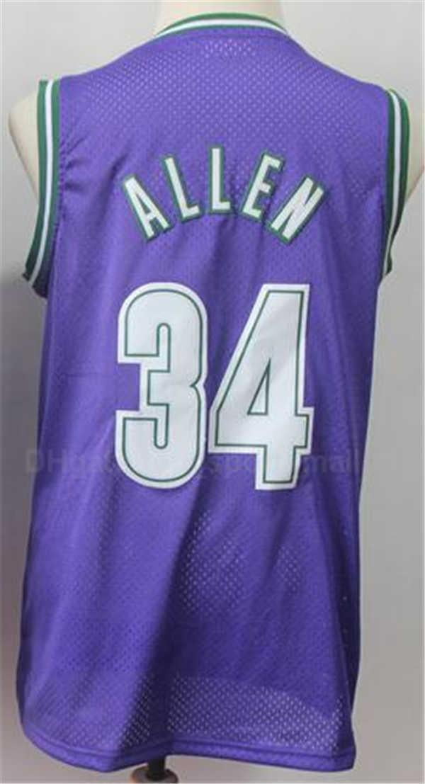NBA_ jersey Men Basketball Kevin Garnett Jersey 21 Ray Allen 20 Jesus  Shuttlesworth Paul Pierce 34 Stitched Blue White Green Black Pu''nba'' jerseys 