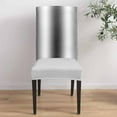 thumbnail image 4 of Dining Chair Covers Set of 4,Modern Minimalist Line Art Universal Stretch Kitchen Seat Covers Parsons Chair Protector Slipcover for Home Restaurant Party Decor,Abstract Grey White Gradient, 4 of 6
