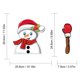 thumbnail image 5 of Riwesomey Etiqueta engomada del limpiaparabrisas de la ventana trasera del coche de Papá Noel estilo de coche de Navidad divertido brazo que agita las Automoción decorativa y accesorios No.14 Riwesomey VI1434-14B, 5 of 6
