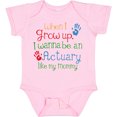thumbnail image 3 of Inktastic Actuary Like Mommy Boys or Girls Baby Bodysuit, 3 of 5