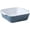 Airy Blue, variant on 8x8 Baking dish, Square Baking Pan, Ceramic Casserole Dishes for Oven, Cake Pan with Handle, for Brownie, Lasagna, Casserole, 2 Quart, Home Gift, Bright White