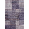 thumbnail image 2 of Addison Rugs Mayfield Premium Machine Washable Transitional Geometric Plum Rectangle Rug, 3' x 5', 2 of 6