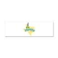 thumbnail image 1 of CafePress - Texas State Outline Bluebonnet Flower Car Magnet 1 - Car Magnet 10 x 3, 1 of 1