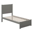 thumbnail image 2 of AFI NoHo Transitional Wood Twin Bed with Matching Footboard in Gray, 2 of 13