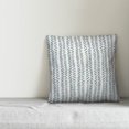 thumbnail image 2 of Creative Products Sea Glass and White Modern Herringbone 18x18 Spun Poly Pillow, 2 of 2