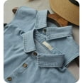 thumbnail image 4 of Camicover Denim Fake Collar Detachable Dickey Collar Half Shirts Blouse False Collar Top for Women Girls Medium, 4 of 8