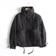 thumbnail image 4 of Chaqueta acolchada ligera con cuello levantado para mujer, abrigo con cremallera, Parka acolchada corta de algodón, ajuste suelto, Otoño e Invierno, 4 of 5
