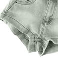 thumbnail image 7 of EaseDay Women's Jean Shorts, Low Rise Stretchy Denim Mini Shorts, Y2k Trendy Micro Jorts, Summer Casual Distressed Short Jeans for Concert Outfits, 7 of 7