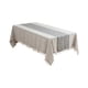 thumbnail image 2 of Mantel De Poliéster Mantel gris con borlas, impermeable y resistente al aceite, para mesa de comedor, 140 x 90 cm (1 unidad) JASKFLY, 2 of 8