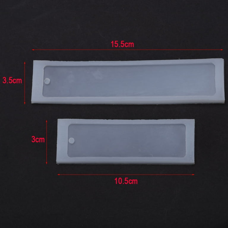 Genuine rectangular oval silicone bookmark resin mold DIY bookmark