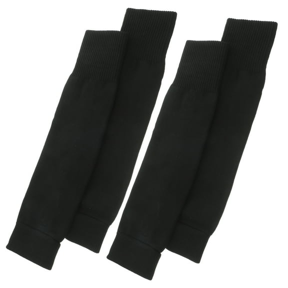 2 Pairs Running Sleeves Men Ankle Socks Soccer Mens Child Black