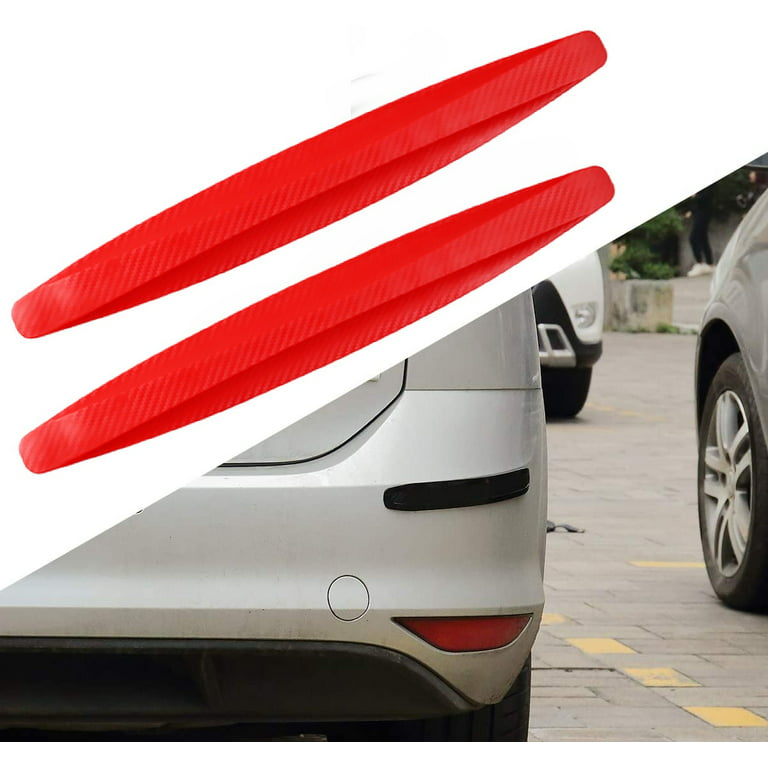 Car Rear Bumper Edge Protector Trunk Sticker Decor Automotive Protective  Sticker Self-adhesive Decal with Scraper Automotive Automobile Accessories  Red 