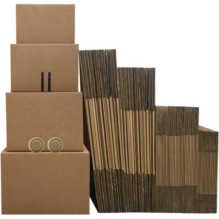 6 Room Economy Kit 82 Moving Boxes Plus Moving Supplies.
