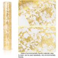 thumbnail image 3 of Mantel enrollado de tul de organza de 28 CM x 10 M (dorado) Cinta decorativa de mesa elegante de lentejuelas metálicas doradas no tejidas de 28 cm para bodas, cumpleaños, fiestas, celebraciones, 3 of 5