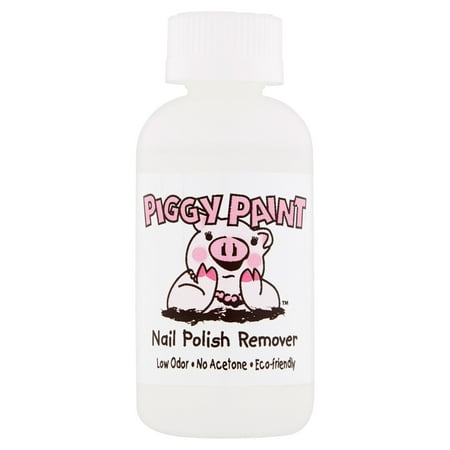 (2 Pack) Piggy Paint Nail Polish Remover, 2 fl oz