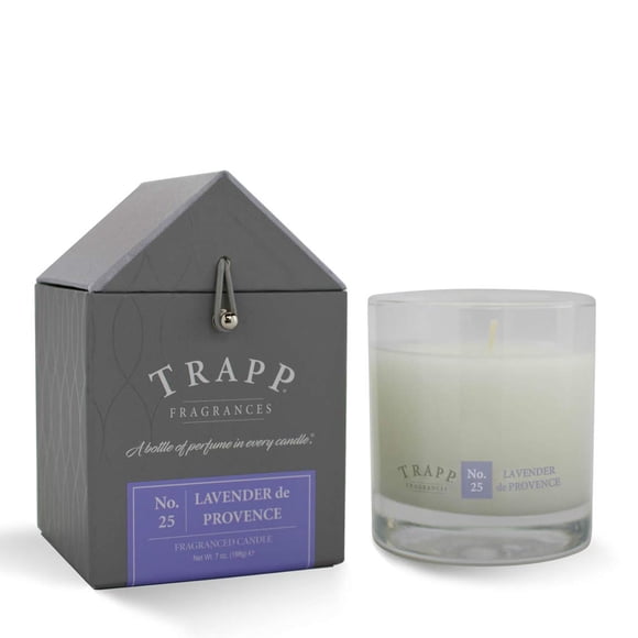 Trapp Candle No. 25 Lavender de Provence Candle 7oz Candle Signature Home Collection 50 Hours - Designer Aromatherapy Candle Calming Candle Luxury Candle with Fragrant Scent