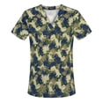 thumbnail image 1 of Printed Clothes Short-sleeved Split Set Doctor's Wash-washing Clothes Summer Thin Cotton Surgical Operating Room Work Clothes, 1 of 5