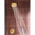 thumbnail image 5 of Moen 220R7BG Verso Infiniti Dial Round Rain Shower Head, 7-Inch Diameter Spray Head, Brushed Gold, 5 of 5