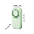 thumbnail image 2 of Portable Handheld Fan,Battery Powered USB Rechargeable Fan Cooling Fans that Blow Cold Air Personal Fan with Power Bank (Black), 2 of 5