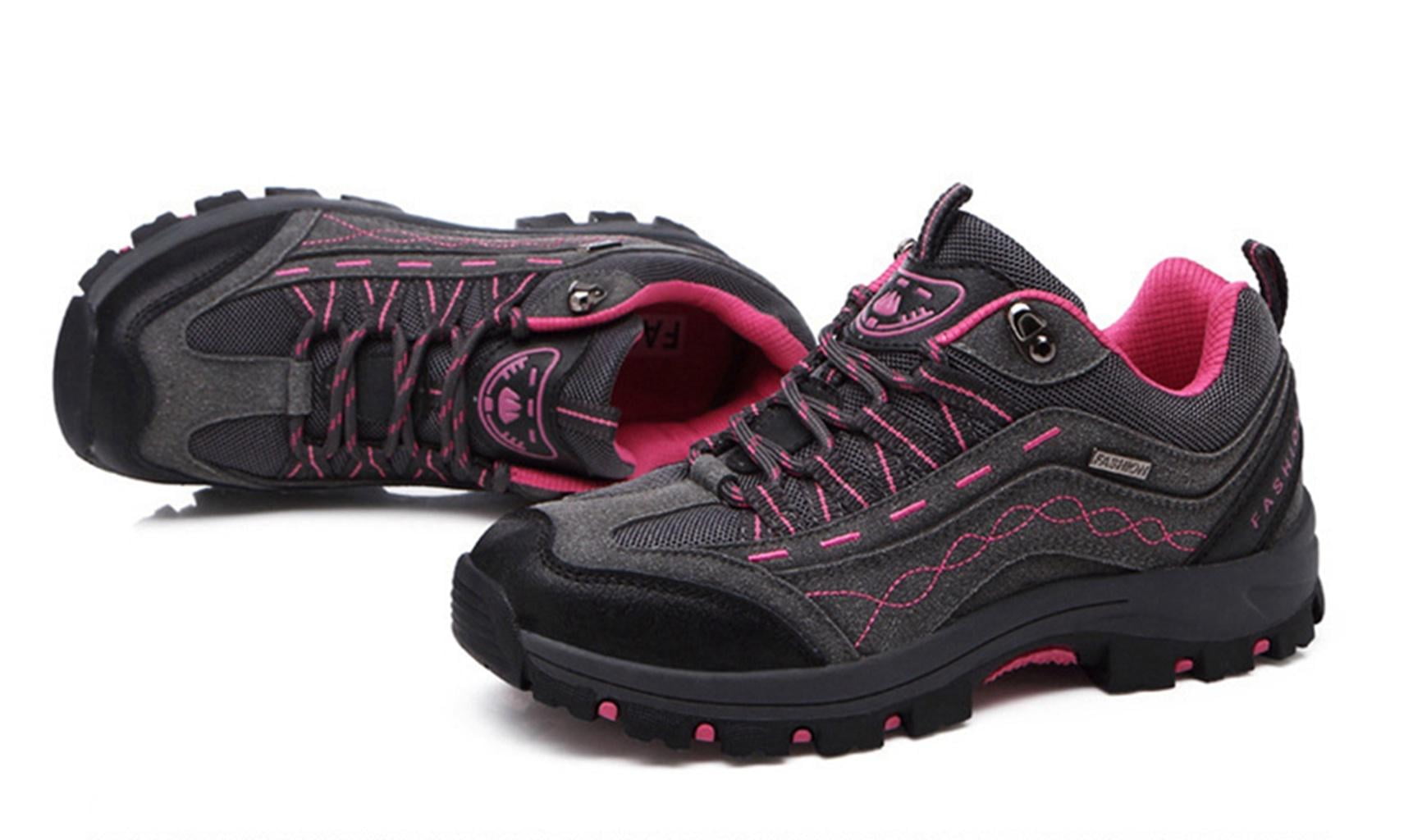 Women's Hiking Shoes Breathable Anti Slip Outdoor Ankle Boots Trekking Sneakers