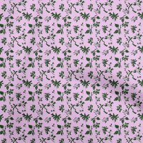 oneOone Viscose Jersey Light Pink Fabric Florals Sewing Fabric By The Yard Printed Diy Clothing Sewing Supplies 60 Inch Wide