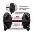 thumbnail image 4 of Daiia Flamingo Luggage Cover, Thickened Washable Travel Luggage Covers, Elastic Unique Baggage Covers for 18-20 inch Luggage-Small, 4 of 9