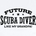 thumbnail image 2 of CafePress - Future Scuba Diver Like My Grandpa Infant Bodysuit - Baby Light Bodysuit, Size Newborn - 24 Months, 2 of 4